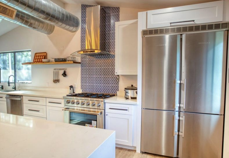 Commercial range and hood